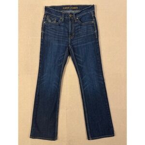 Cody James Bootcut Jeans Mens 29x32 Wyatt Slim Fit Dark Wash Stretch Denim